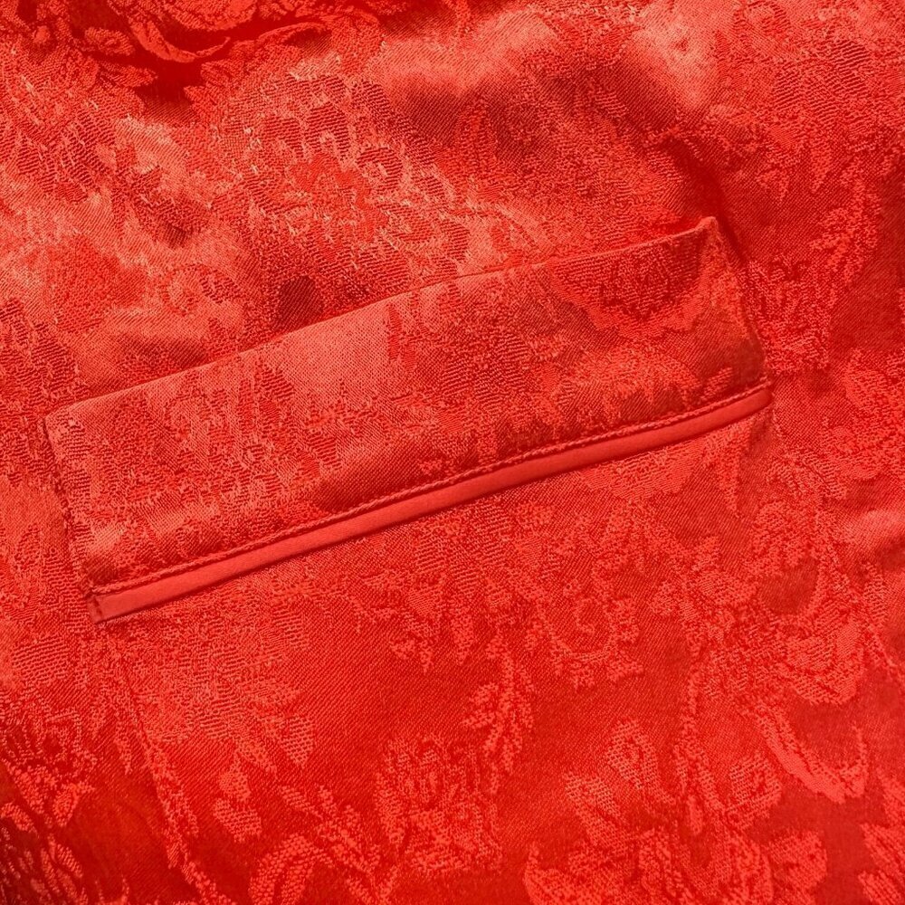 Alice + Olivia embossed Shanda pajama blazer with piping - Picture 7 of 7